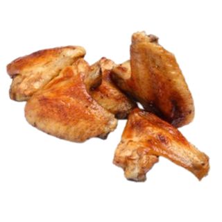 6 Alitas De Pollo con patatas