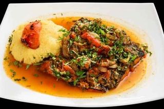 Saramura de crap cu mamaliguta