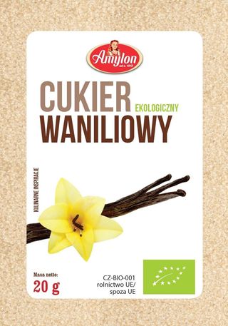 CUKIER WANILIOWY BIO 20 g - AMYLON