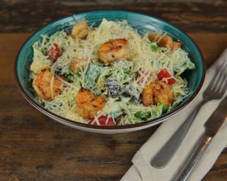 ცეზარი კრევეტით / Caesar with shrimp