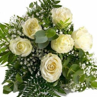 Ramo 6 Rosas Blancas 