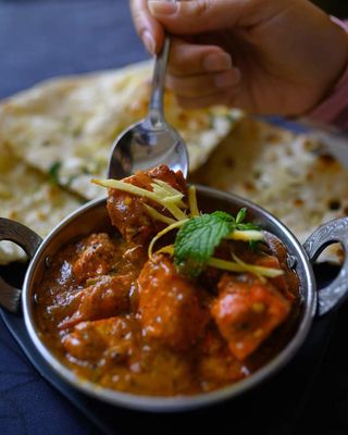 Achari Langostinos Tigres, King Prawns