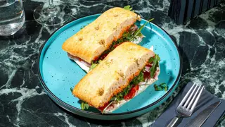 Focaccia Sandwich Italian