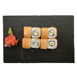 Рол Філадельфія з креветкою (250\25\30г)