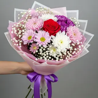 Bouquet Romantique Multicolore