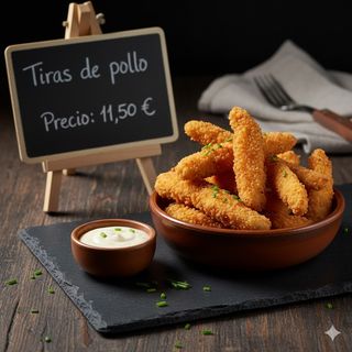 Tiras de pollo