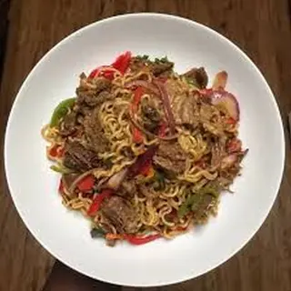 Stir fried pasta