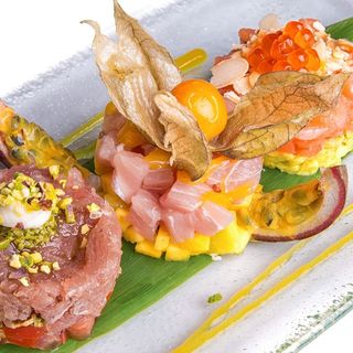 Selezione di tartare dello chef