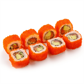 ролл "калифорния" с лососем