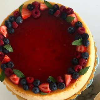 Cheesecake casero (porción)