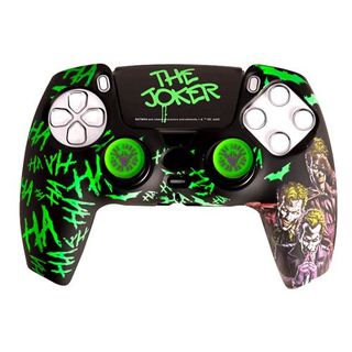 Combo Pack Fr·Tec Carcasa Rígida + Grips + Sticker Joker Para Mando Ps5 - 8436563094491