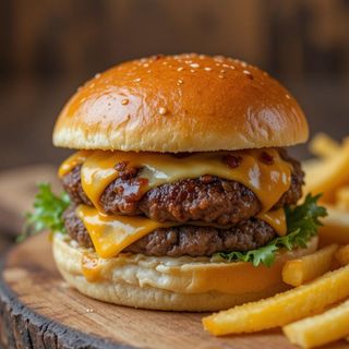 Double Cheeseburger 200 Gr