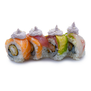 Rainbow roll 4 pezzi