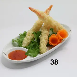 38. Tempura di gamberi