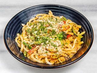 Tallarines Fritos con Cerdo