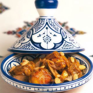 Tajine Poulet au Miel et Amandes