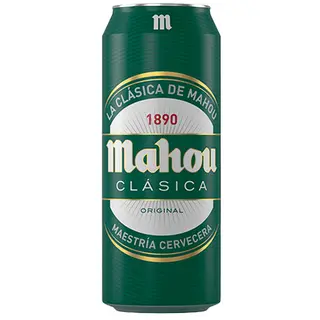 Cerveza Mahou Lata 500ml.