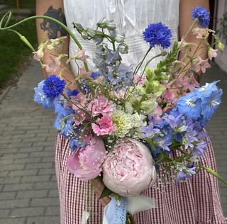 Bukiet łąka wśród pól 