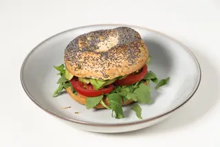 Veggie bagel