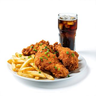 Menú Pollo Kfcc + Patatas + Bebida