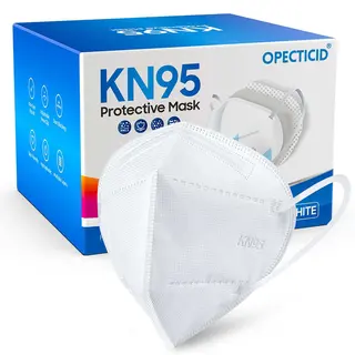Kf94 Masks 4 Layers White 25s-naxp