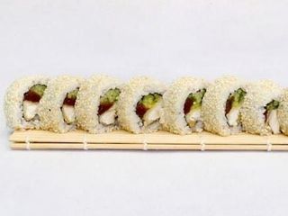 Uramaki z rybą maślaną w tempurze 8 szt.