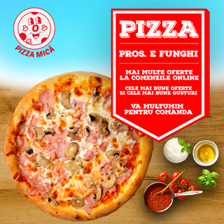 Pizza Prosciutto e Funghi Ø32cm