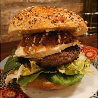 Hamburguesa Con Queso De Cabra