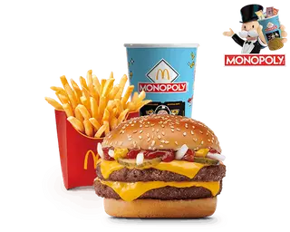 McMenú Cuarto de Libra Doble