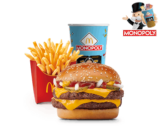 McMenú Cuarto de Libra Doble