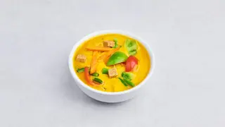 Żółty curry wegetariańskie