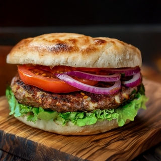 Juneća gurmanska pljeskavica u somunu