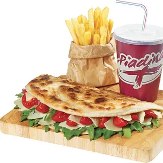 Menù piadina bibita patatine