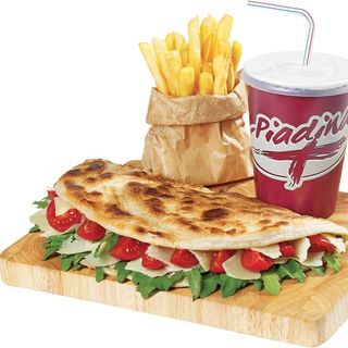 Menù piadina bibita patatine