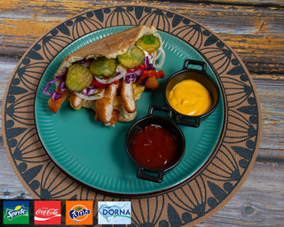 Snitel la chifla + bautura