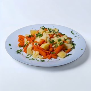 Pattate e carote lesse