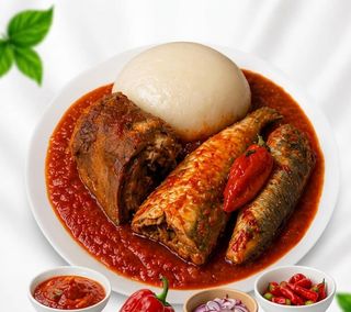 Dokounou au poisson Kom