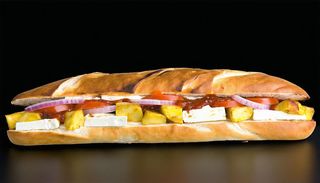 Pita vegetariana formaggio