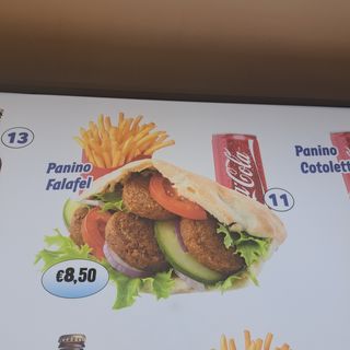 Panino falafel con bibia a scelta