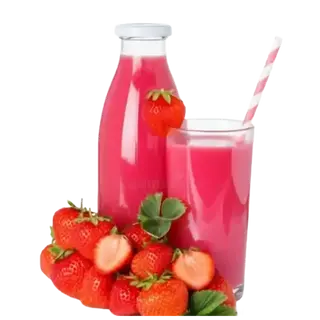 Bebida de Morango com Abacaxi