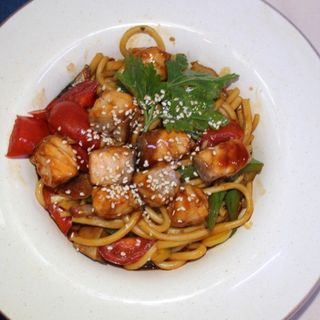 Цомян с сёмгой 