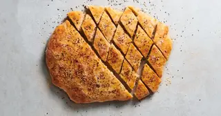 Focaccia al sesamo