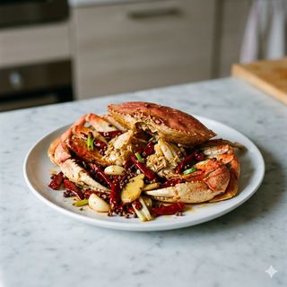 Granchio con le spezie piccante