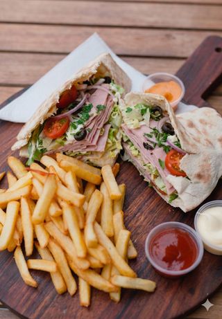 Makloub Chawarma, Frites