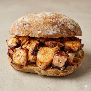 Bocadillo de Pulpo