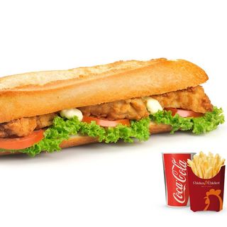 Chicken Baguette menù