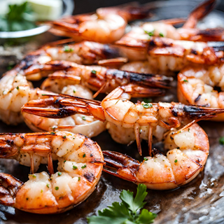 Crevettes A La Plancha