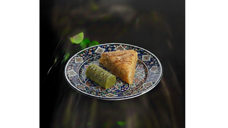 Baklawa orzechowa + pistacjowa