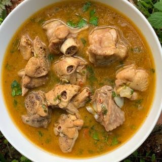 BIG TURKEY PEPPER SOUP X DICED YAM OR DICED PLANTAIN 