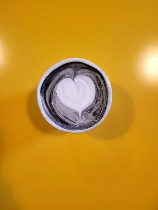 Charcoal latte - 200 ml